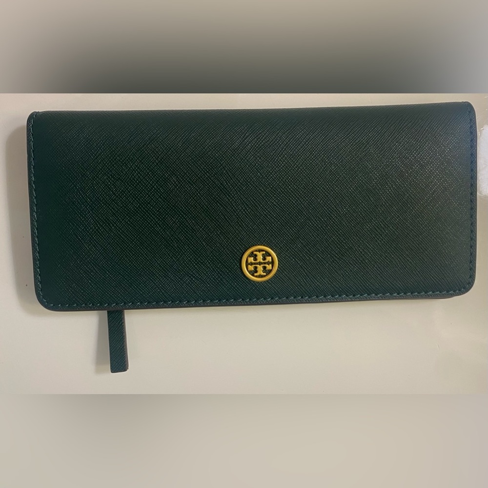 Tory Burch Dark Green Wallet